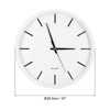 Unique Bargains Non-Ticking Decorative Quartz Round Wall Clock 10 Inch - 2 of 4