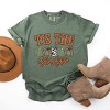 Simply Sage Market Tis The Season Leopard Pumpkin Garment Dyed Tee - 3 of 4