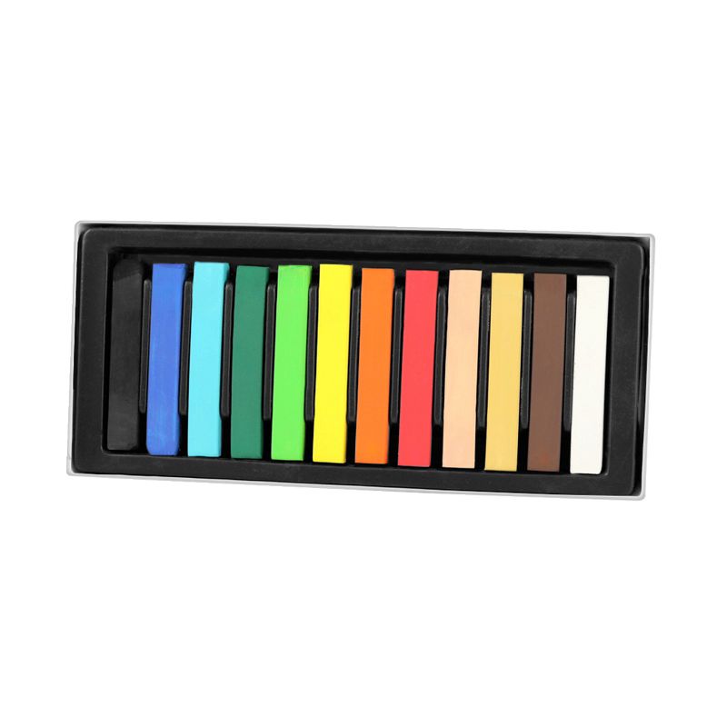 Sargent Art Square Chalk Pastel Set, Assorted Colors, set of 12, 1 of 6