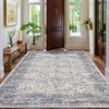 COZONY Floral Vintage Area Rug, Machine Washable Non-Slip Carpet for Living Room and Bedroom - 2 of 4