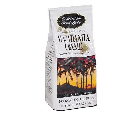 Hawaiian Isles Macadamia Cr&#232;me Medium Roast Ground Coffee - 10oz