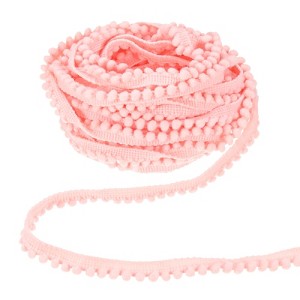 Unique Bargains Nylon Multipurpose Use Lightweight Good Elasticity Ball Fringe Trim - 1 of 4
