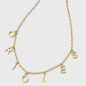 Bijoux Sport by Luv Aj MLB Gold Charm Letter Necklace - 1 of 4
