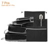 Unique Bargains Compression Packing Cube Expandable Storage Travel Luggage Organizers 7 Pcs - 3 of 3