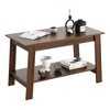 Coffee Table, Coffee Table for Living Room, Modern Farmhouse Coffee Table with Storage Shelf - 2 of 4