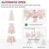 FURNIinspire Artificial Trees Tall Unlit Pencil Christmas Tree With Steel Base, Christmas Decor For Living Room, Party, Pink, 32.8"*32.8"*82.8" - 4 of 4