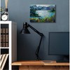 Stupell Industries Mountains and Lake Pine Painting Canvas Art, 20" x 16" - 3 of 4