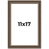 PosterPalooza | Sculpted Silver Picture Frame - UV Acrylic, Foam Board Backing, Hanging Hardware - 2 of 4