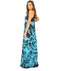 Riviera Sun Womens Maxi Dress  Tie Die Spaghetti Strap Long Sundress  Summer Dresses - 2 of 2