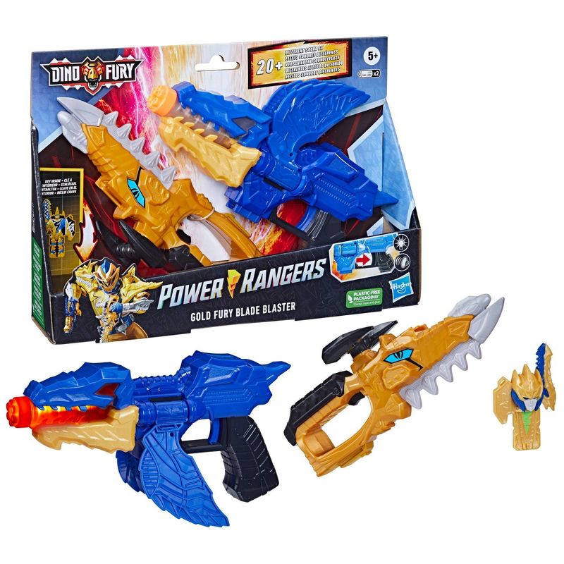 Power Rangers Dino Fury Gold Fury Blade Blaster, 4 of 9