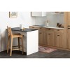South Shore Amaro Kitchen with Island Faux Black Stone White: Laminate Surface, Particle Board Frame, Storage Cart - 2 of 4