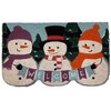 Briarwood Lane Winter Coir Doormat 30x18 Winter Snowmen Welcome Natural Fiber For Winter Coir Doormat - 3 of 3