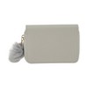 Unique Bargains Studded Rhombus Pom Zip Coin Purse Wallet 1 Pc - 4 of 4