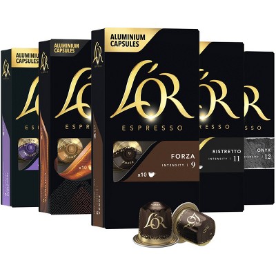 L'OR Variety Assortment Espresso Capsules - 50ct