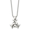 Black Bow Jewelry Mens Stainless Steel Antiqued & Polished Celtic Knot Necklace, 22 Inch - 2 of 4