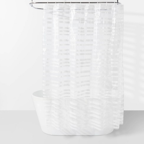 Peva Shower Curtain + Rings White - Room Essentials™ : Target