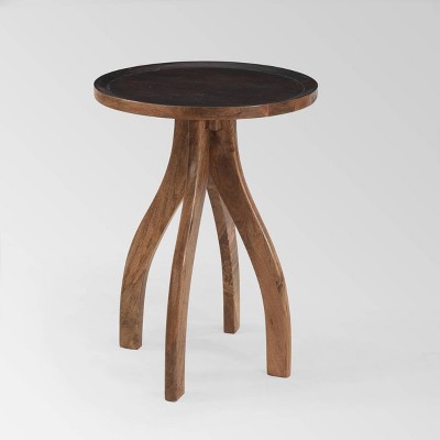 Prieur Boho Accent Table Brown - Christopher Knight Home