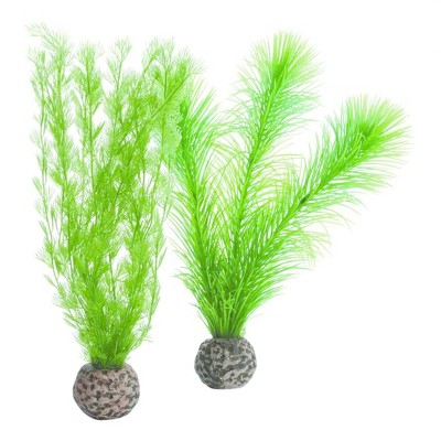 biOrb Feather Fern Set Aquarium Artificial Plants - Green - S