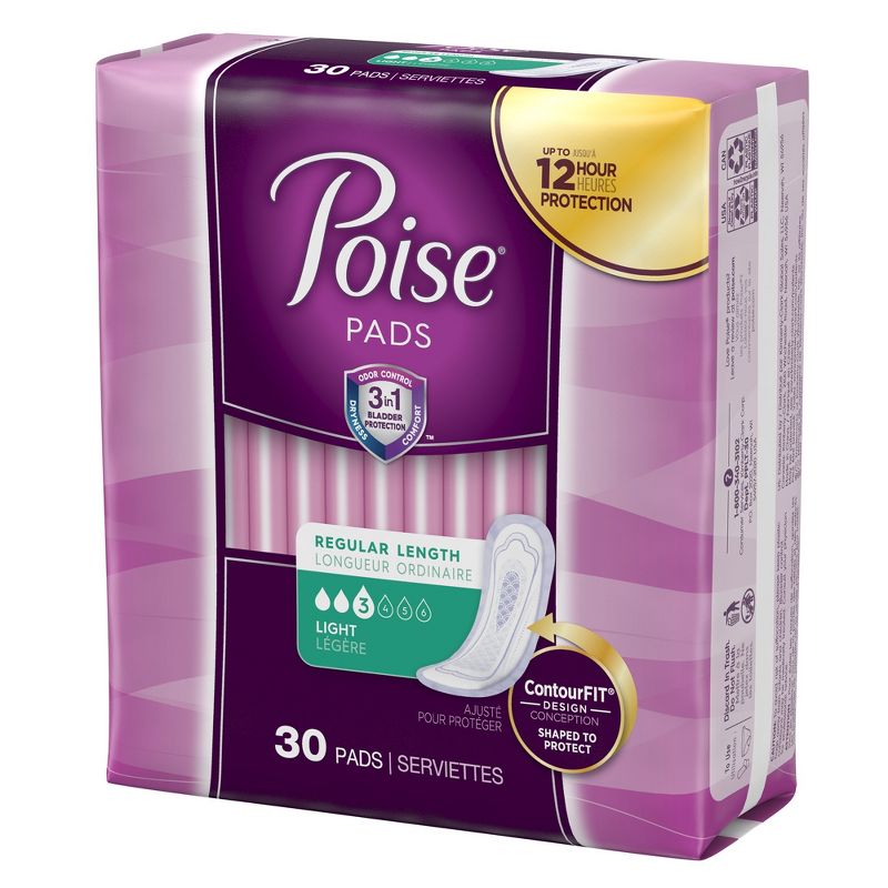 Poise Bladder Control Pad Light Absorbency, 2 of 7
