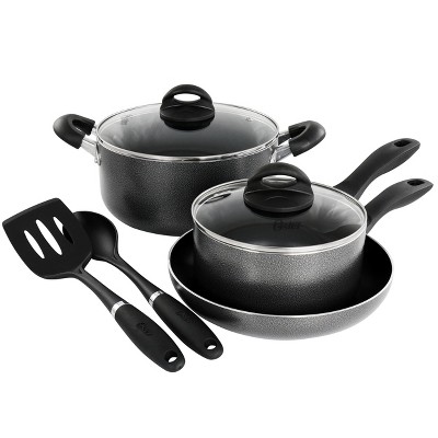 T-Fal 7-Pc. Non-Stick Cookware Set, Grey