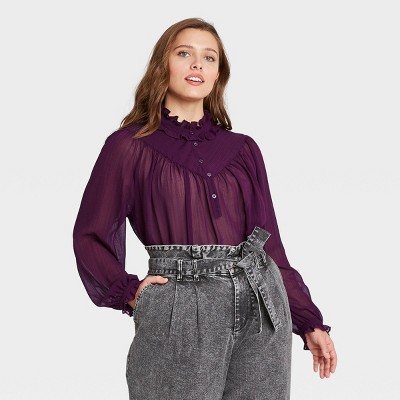 target ruffle blouse