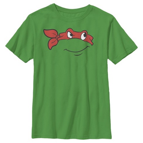 Boy's Teenage Mutant Ninja Turtles Raphael Costume T-Shirt - Kelly Green -  Large