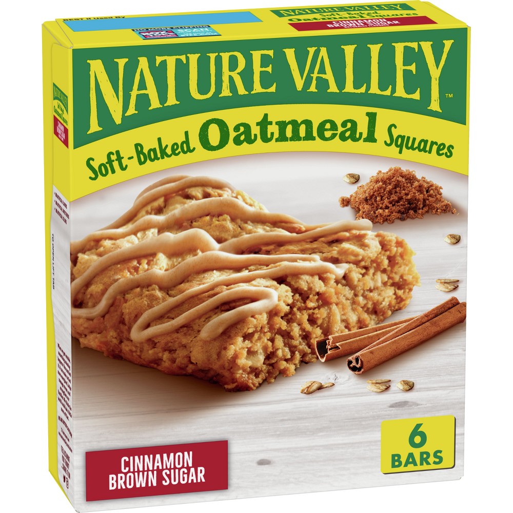 UPC 016000458987 product image for Nature Valley Cinnamon Brown Sugar Soft-Baked Oatmeal Squares - 7.44oz/6ct | upcitemdb.com
