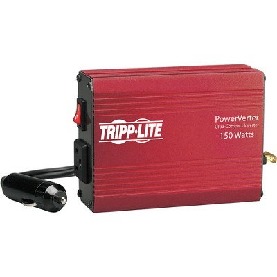  Tripp Lite Portable Auto Inverter 150W 12V DC to 120V AC 1 Outlet 5-15R - 12V DC - 120V AC - Continuous Power:150W 