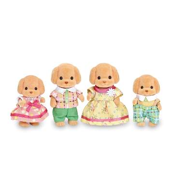 Calico Critters Pookie Panda Family - Set of 4 Collectible Doll Figures for  Children Ages 3+