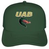 Gender Neutral Official University of Alabama at Birmingham Primary Logo Foam Snapback Trucker Hat - for Men and Women Hunter Green One Size - 2 of 4