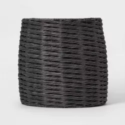 Tall Round Paper 5MM Rope Basket Charcoal - Project 62™