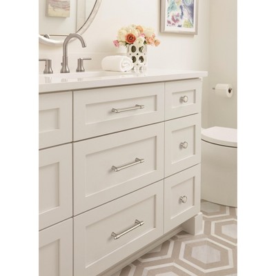 Satin Nickel 5-1/16" Modern Cabinet Bar Pull