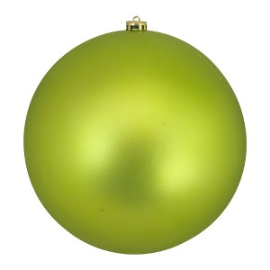 Northlight Matte Shatterproof Commercial Christmas Ball Ornament - 10" (250mm) - Kiwi Green - 1 of 1