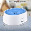 BENCMATE Pet Bowl No Spill Dog Water Bowl with Floating Disk and Water Filter with 2L, Pet Water Dispenser for Pet Family, Blue, 10.41"*3.93"*8.57" - 3 of 4