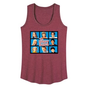 Women's - The Brady Bunch - Classic Hollywood Squares Graphic Racerback Tank - 1 of 4