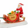 Department 56 Villages 3.5 Inch Santa Comes To Town 2023 Dated 2023 Santa Polar Bear Sled Village Figurines - 3 of 3