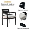 5-Piece Outdoor Patio Aluminum Dining Set with 40" Square Table, 4 Cushioned Armchairs, and Umbrella Hole - 2 of 4
