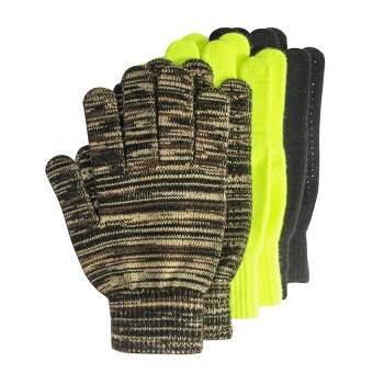Muk Luks 3-Pair Pack Grip Dot Assorted Gloves
