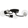 Livex Lighting Bromley 3 - Light Flush Mount in  Black/Brushed Nickel - 3 of 3