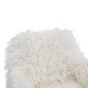 PAGED Home Office Chair Modern Faux Fur Gaming Chair with Chrome Base, Vanity Chairs for Bedroom, Home Office - 3 of 4