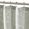 Willow Garden Shower Curtain Sage Single 72x72 - 3 of 4