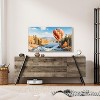 TV Stand for Living Room, Wood Entertainment Center with 2 Drawers, Side Open Shelves & U-Shaped Metal Base - 4 of 4
