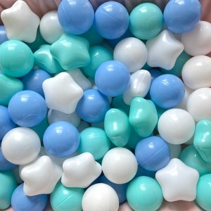 Dexmalle Ball Pit Star Balls 1000 Count for Kids - 1 of 4