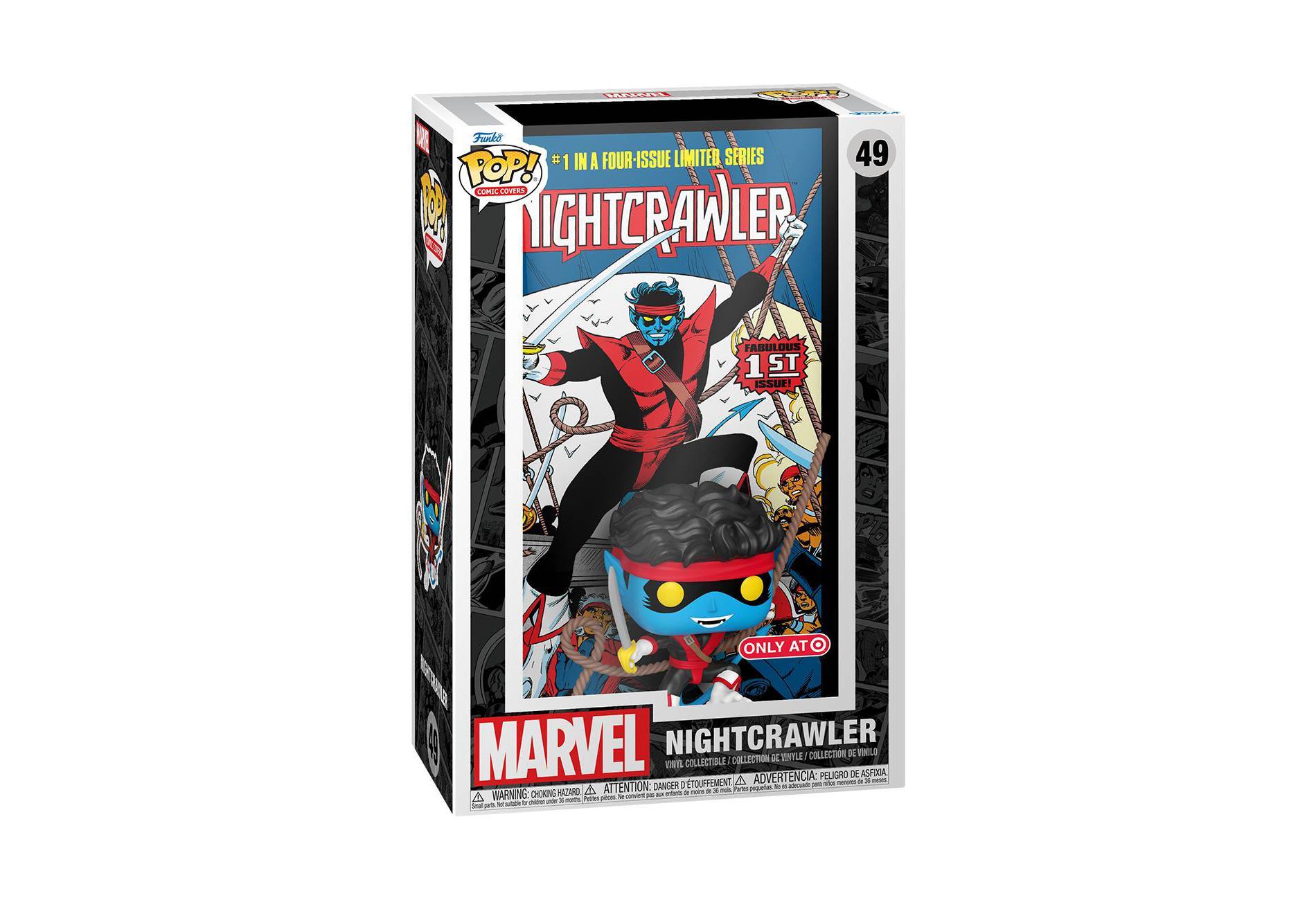 Funko POP! Comic Covers: Marvel Nightcrawler Figure (Target Exclusive)