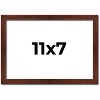 PosterPalooza | Photo Size Classic Modern Brown Frame - UV Acrylic, Foam Board Backing, Hanging Hardware - 2 of 4