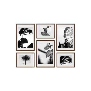 Haus and Hues Cambridge Gallery Wall Frame Set with Real Glass and Mat - 1 of 4