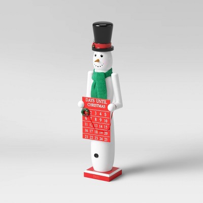 Large Countdown Snowman Nutcracker - Wondershop™