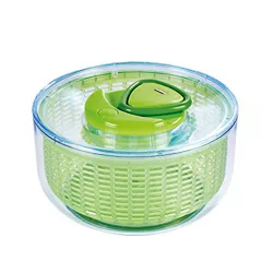 Zyliss Easy Spin Salad Spinner - Salad Spinner with Pull Cord Green/White, Large