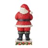 Jim Shore 10.0 Inch Touched By Wonder Santa With Cardinal Santa Figurines - 2 of 3