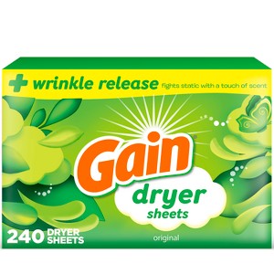 Gain Original Fabric Softener Dryer Sheets - 1 of 4